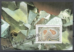 Tajikistan -  Tadjikistan 1998 Yvert BF 19, Minerals  - Miniature Sheet - MNH - Tadjikistan