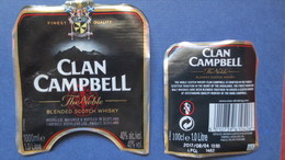 Etiquette CLAN CAMPBELL. 1 Litre (Scans) - Whisky