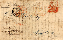 2 1848 - Lettera Non Affrancata, Scritta A Milano 26/8/1848 E Indirizzata A New York, Probabilmente Fo... - Lombardo-Veneto