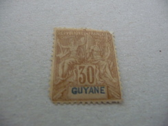 TIMBRE   GUYANE      N  38     COTE  20,00  EUROS    OBLITERE - Used Stamps