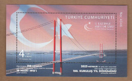 AC - TURKEY BLOCK STAMP - 12th TRANSPORT AND COMMUNICATIONS FORUM NUMBERED BLOCK MNH 06 OCTOBER 2021 - Nuovi