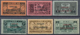 France-Syria-Sandjak-D-039-Alexandrette-Maury-PD-1-6-MNH-Stamps-CV-115-m455 - Unused Stamps