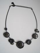 Collier IKITA Noir Et Gris Pailletée - Collares/Cadenas