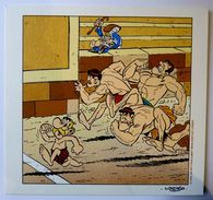 SERIGRAPHIE TDK ASTERIX AUX JEUX OLYMPIQUES 1998 - Serigraphies & Lithographies