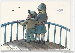 CPA - Thèmes - Jolie Illustration Au Profit De "La Passerelle D'Azur" Signée Tomi Ungerer-Envoi Gratuit - Ungerer