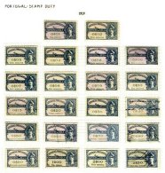 PORTUGAL, Stamp Duty, PB 1141/54, 1156/78, 1180/83, 1184, 1185, */o M/U, F/VF, Cat. € 410 - Ongebruikt