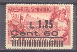 Saint Marin: Yvert N° E 6* - Express Letter Stamps