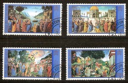 Vaticaan 2000 Yvertnr. 1216-19 (°) Used Cote 9 Euro La Chapelle Sixtine - Usados