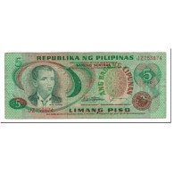 Billet, Philippines, 5 Piso, 1978, KM:160d, TTB - Filipinas