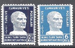 Turquie: Yvert N° 878 Et 881**; MNH - Neufs