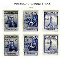 PORTUGAL, Postal Tax, AF 18/20, Dues 2/4, * MLH, F/VF, Cat. € 12 - Nuevos