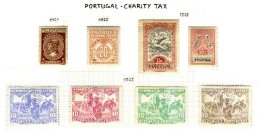 PORTUGAL, Postal Tax, AF 13/17, 21, Dues 1, 5, * MLH, F/VF, Cat. € 25 - Ungebraucht