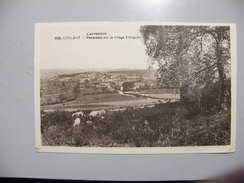 A447. CPA. 63. CUNLHAT. Panorama Sur Le Village D'Olagnier.  Beau Plan . écrite 1929 - Cunlhat