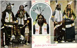 1 CPA  PUB  Buffalo Bill's Wild West   Indians Indiens Tribes  N°10   Cirque Circus - Cirque