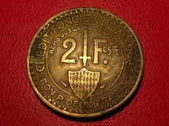 Monaco - Bon Pour 2 Francs 1924 Louis II 2911 - 1922-1949 Louis II