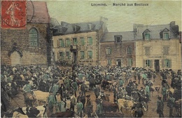 LOCMINE - Marché Aux Bestiaux - Colorisé  -ed. Illisible En Bas à Gauche - Locmine