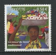 MAYOTTE 2011   N° 247 **  Neuf MNH  TTB Le Retour Du Lavoir Traditionnel Femme Women Linge - Nuovi