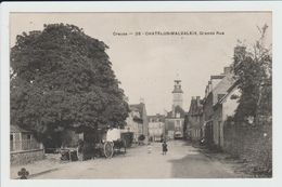 CHATELUS MALVALEIX - CREUSE - GRANDE RUE - Chatelus Malvaleix