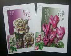 Israel Definitive Flowers 2008 Plant Flower Flora Rose (maxicard) - Cartas & Documentos