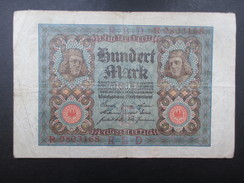 BILLET REICHSBANKNOTE (V1719) 100 HUNDERT MARK (2 Vues) 1/11/1920 - 100 Mark