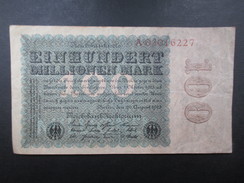 BILLET REICHSBANKNOTE (V1719) 100.000.000 EIN HUNDERT MILLIONEN MARK (2 Vues) BERLIN 22/08/1923 - 100 Miljoen Mark