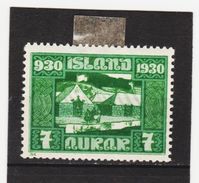 MAG1555  ISLAND 1930  Michl 127 (*) FALZ  ZÄHNUNG Siehe ABBILDUNG - Ongebruikt