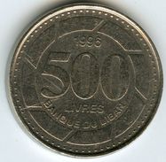 Liban Lebanon 500 Livres 1996 KM 39 - Libanon