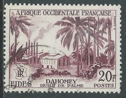 1956 AFRICA OCCIDENTALE FRANCESE USATO VEDUTE DIVERSE 20 F - R39-7 - Oblitérés