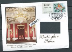 GROSSBRITANNIEN GRANDE BRETAGNE GB 2017 ELISABETH II BUCKINGGAM PALACE COVER WITH POST & GO CANCEL - 2011-2020 Ediciones Decimales