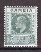 Gambia Edward VII Definitive ½d Stamp From 1904. - Gambia (...-1964)