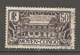 CONGO -  Yv. N° 124   (o)  50c  Viaduc  Cote  0,9 Euros  BE - Gebraucht