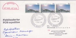 3200  FDC Mawson  1991 AAT, Field Leader For PCM Expedition, - FDC