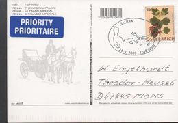 3200  Postal  Urgente Wien 2009, Saliera - Lettres & Documents