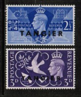 GREAT BRITAIN---Offices In Tangier   Scott # 523-4** VF MINT NH - Nuevos