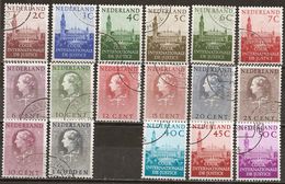 Pays-Bas Netherlands 1951 Cour Internationale De Justice Set Complete Obl (bidding Starts At 20% Catalogue Value) - Service