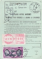 FRANCE :  PA 72 Sur Ordre De Réexpédition Définitif - 1960-.... Covers & Documents