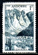 ANDORRE. N°138 Oblitéré De 1955. Les Escaldes. - Usados