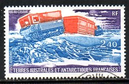 TAAF. PA 62 Oblitéré De 1980. Véhicule Antarctique. - Otros Medios De Transporte