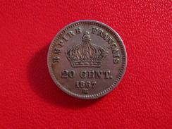 20 Centimes Napoléon III 1867 BB Strasbourg 5564 - 20 Centimes