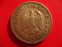Allemagne - 5 Mark 1936 A 2865 - 5 Reichsmark