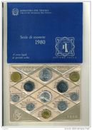 I. REPUBBLICA - ANNO 1980 - DIVISIONALE FIOR DI CONIO - FDC - Mint Sets & Proof Sets