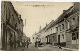 62 AVESNES-LE-COMTE - Grande Rue - Très Animée - Avesnes Le Comte