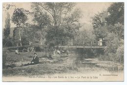 2940 - Aix En Provence 89 Les Bords De L'Arc Le Pont De La Cible Renerie Le Puy Sainte Réparade Cachet Semeuse Lignée - Aix En Provence