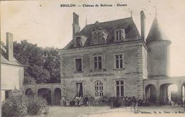 72 - Brulon (Sarthe) - Château De Bellevue - Devant - Brulon