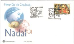 ANDORRA - 2001 - Nadal - FDC - Andere & Zonder Classificatie