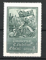 Reklamemarke Ghent, Universal Exhibition 1913, Trompeter Zu Pferd - Erinofilia