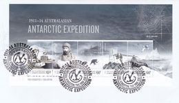 Australian Antarctic Territory 2013 Antarctic Expedition, Disaster And Isolation Miniature Sheet, FDC - FDC