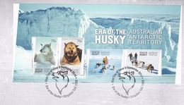 Australian Antarctic Territory 2014 Era Of The Husky Miniature Sheet FDC - FDC