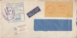 France  1986  Bank    Meter Frank Cover    #   03874     D - 1985 Papier « Carrier »