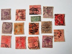 15 Stamps Queen VICTORIA, 1860/1900 - Sonstige & Ohne Zuordnung